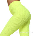 Fitness mujer Scrunch Butt Leggings coloridos pantalones de yoga Leggings con volantes Leggings de yoga de cintura alta